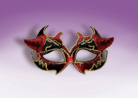 Venetian Mask - Devil w/Headband