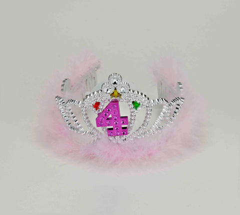 Flashing Tiara - 4th Birthday