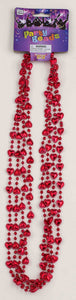 Red Heart Beaded Necklaces 4CT