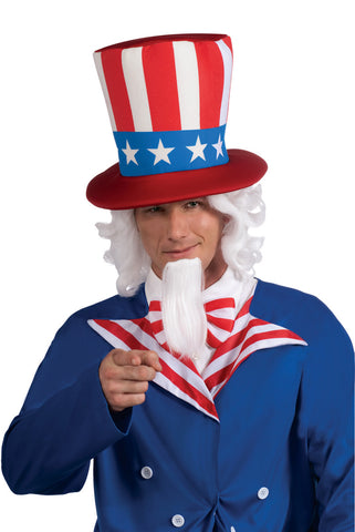 Uncle Sam Wig & Beard