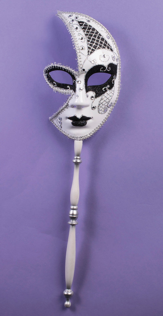 Masquerade Mask w/Stick