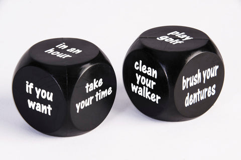 Over the Hill Novelty Dice