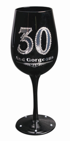 Glass Wine Goblet 30 and Gorgeous
