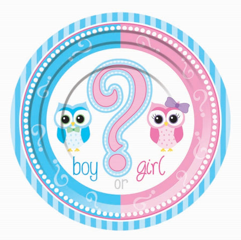 Dessert Plates - Girl or Boy?