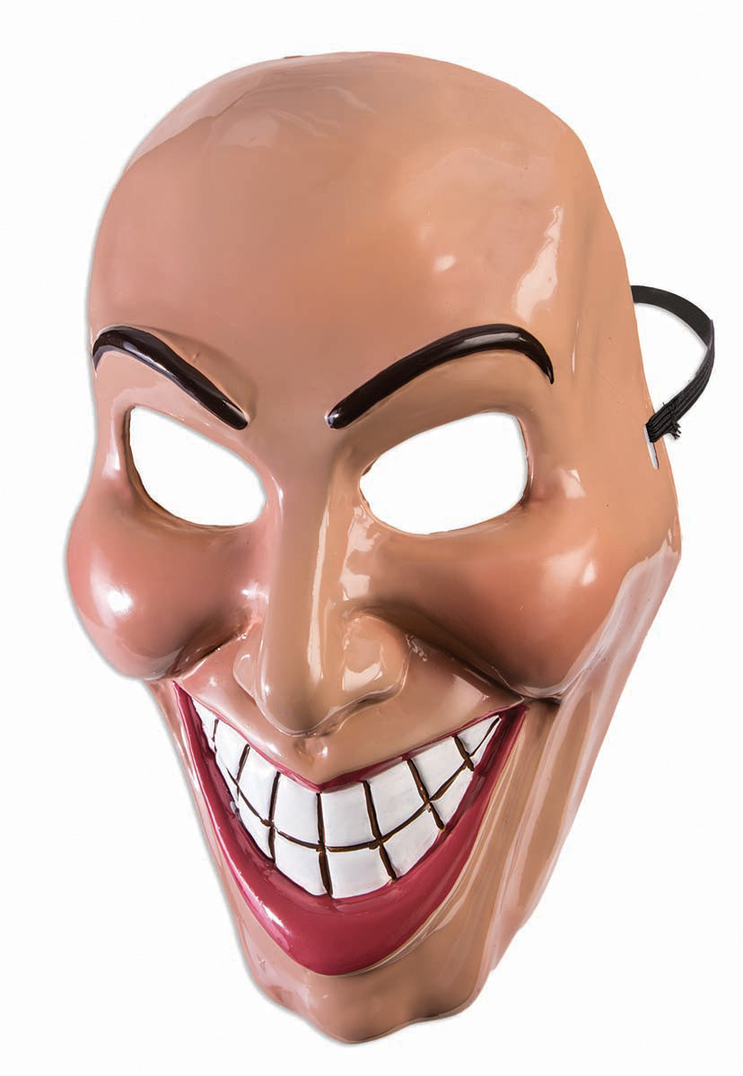Female Evil Grin Plastic Mask
