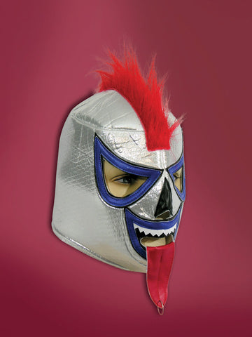 Wrestling Mask - Demon w/Red Mohawk