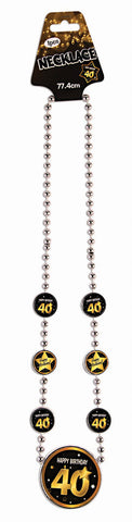 40th Birthday Necklace