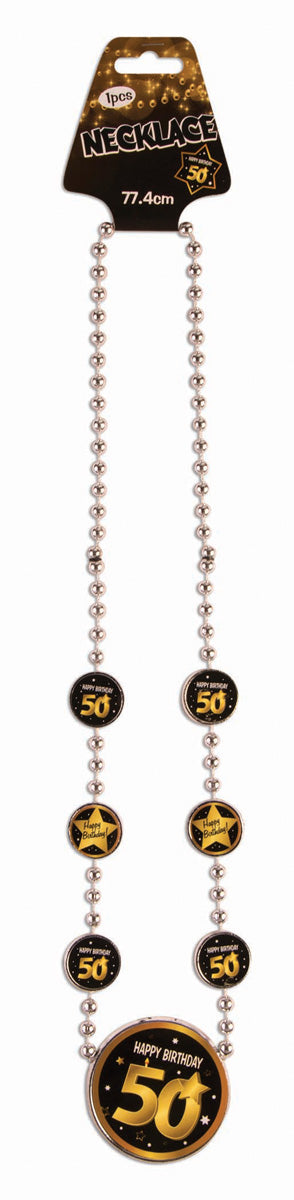 50th Birthday Necklace