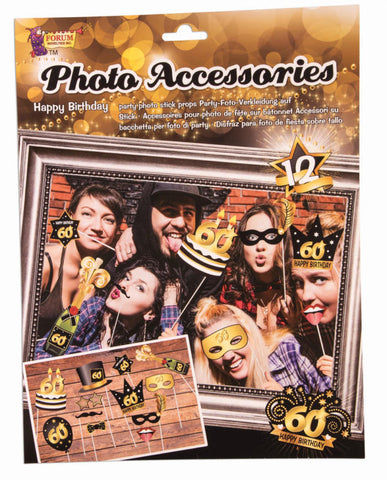 Photo Booth Accessory Kit - 60th Birthday