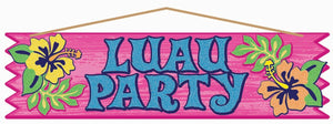 Luau Party Sign