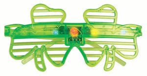 Glasses Shamrock Lightup