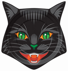 Black Cat 9" Plates 8CT