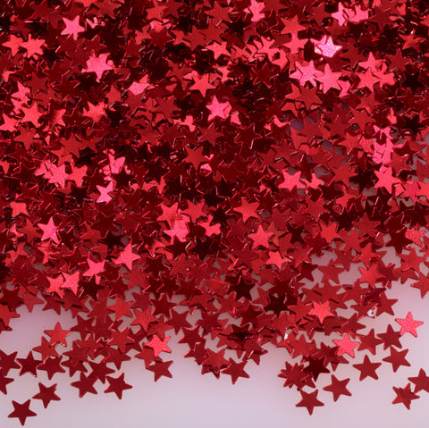 Red Star Confetti 4OZ
