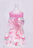 Baby Bottle Giant Girl w/18 Smaller BTL