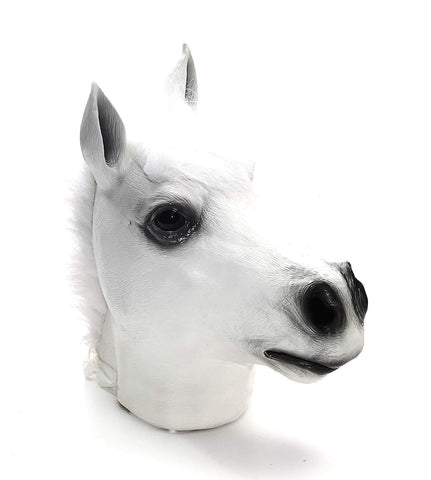 White Horse Latex Mask