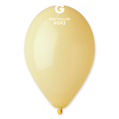 50 Count 12IN Mustard Balloons