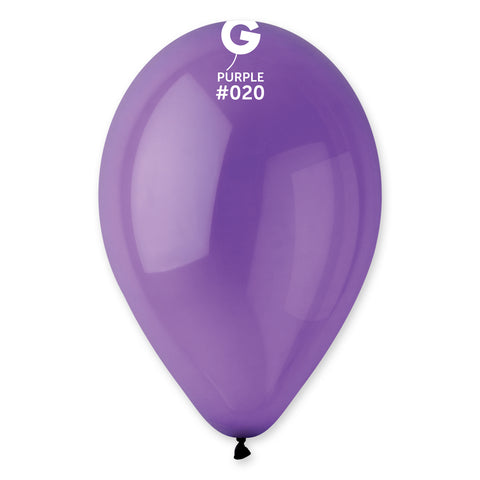 50 Count 12IN Crystal Purple Balloons