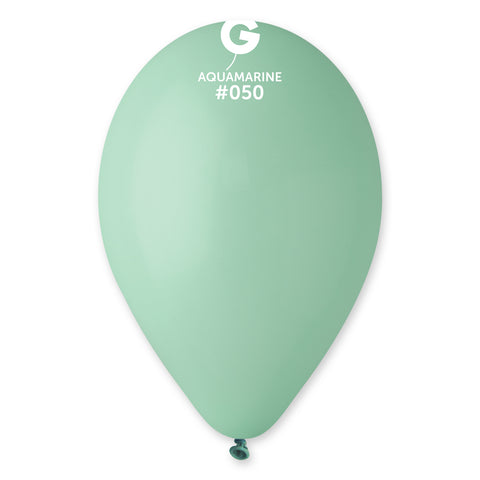 50 Count 12IN Aquamarine Balloons