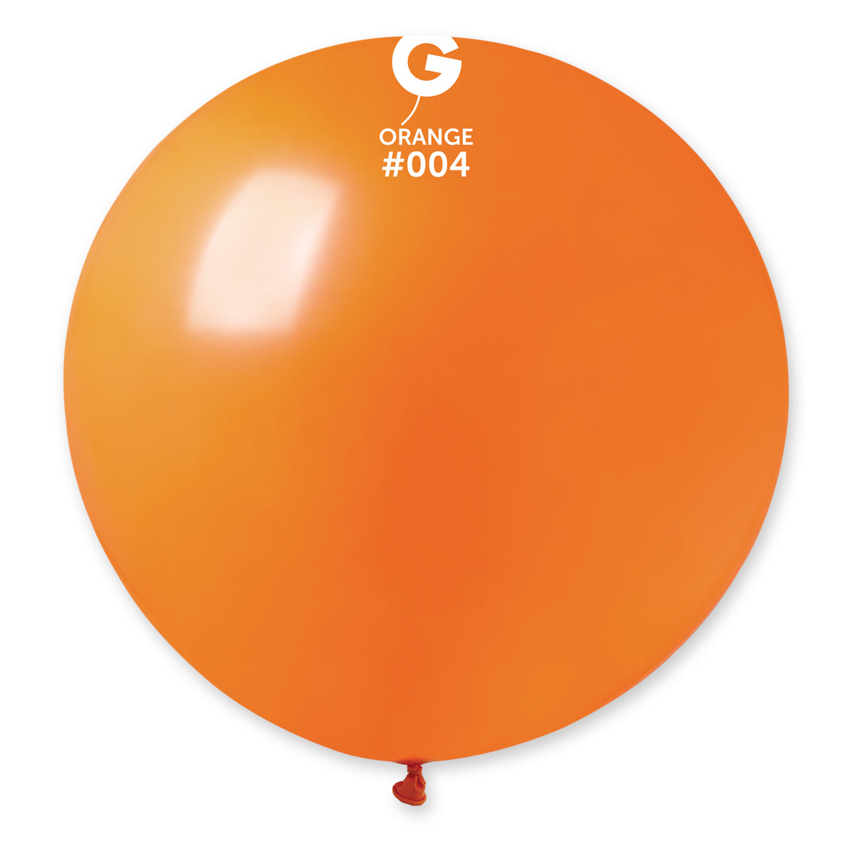 1 Count Orange Latex Balloon 31"