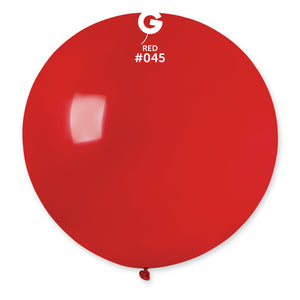 1 Count Red Latex Balloon 30"