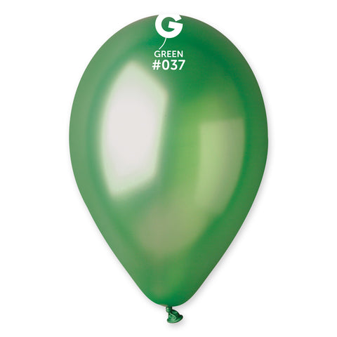 50 Count 12IN Dark Green Metal Balloons