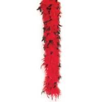 Red/Black Feather Boa