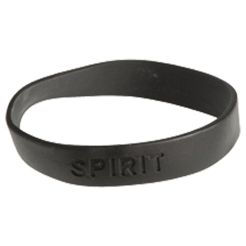 Bracelets Spirit Black Rubber 12CT
