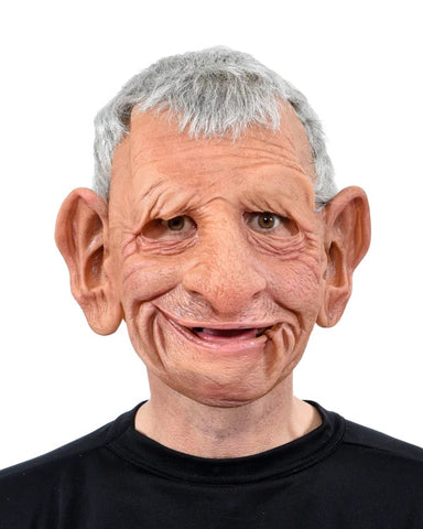 Papa, Super Soft Old Man Latex Face Mask with Moving Mouth
