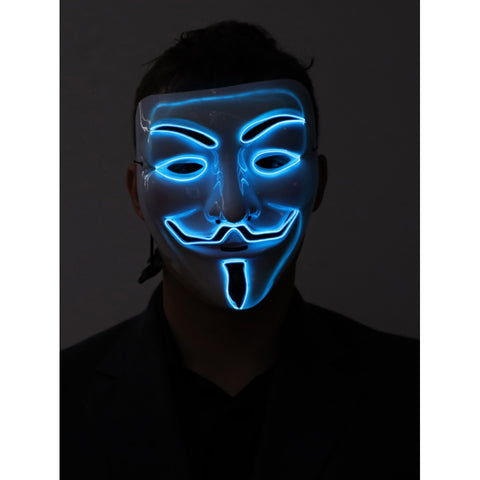 Mask Light Up V Blue