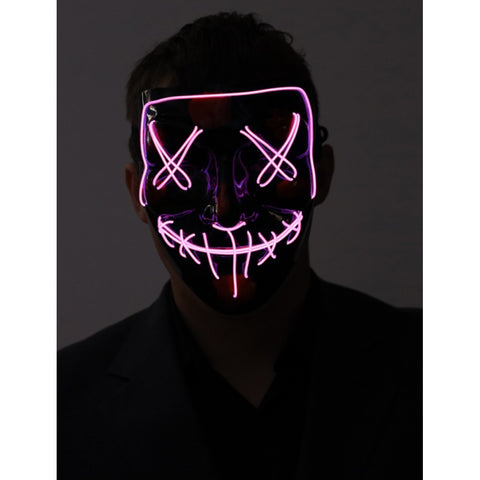 Mask Light Purple P Inspired Black