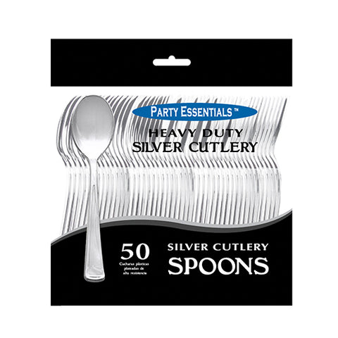 Forks Spoons Metallic 50CT