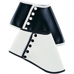 Spats Black w/White Trim Vinyl