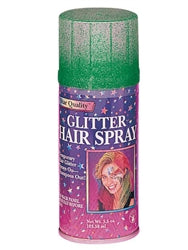 Green Glitter Hairspray
