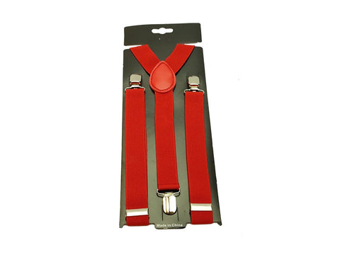 Suspenders Red Skinny