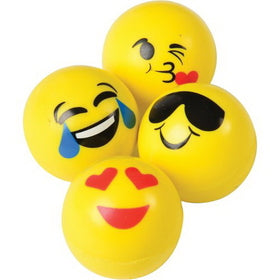Emoji Bouncy Balls 12CT
