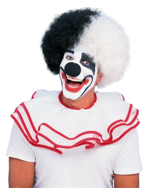 Wig Clown Black/White