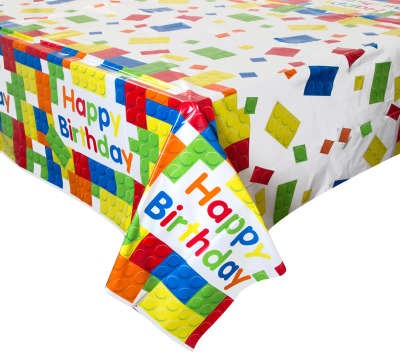 Building Blocks Table Cover 54"X84"