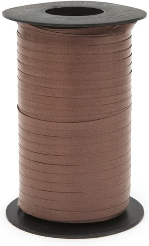 Chocolate Brown Curling Ribbon 3/16" X 500 Yards