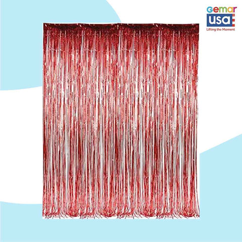 1-Ply Gleam 'N Curtain Red 8' x 3'