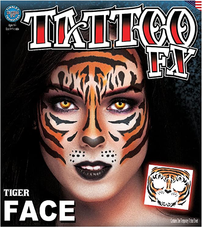 Tiger Face Tattoo Kit