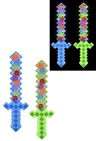 Lightup Gear Pixel Sword w/ Sound