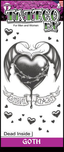 Tinsley Transfers Dead Inside Goth Tattoo