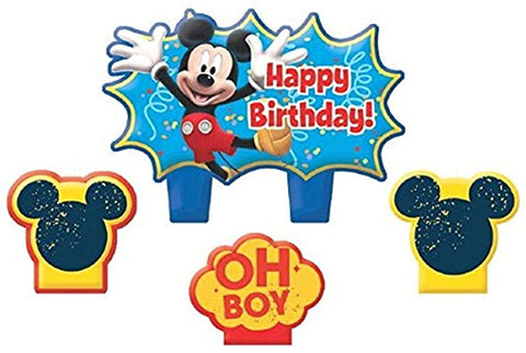 Mickey Mouse Clubhouse Birthday Candle Set - 4PC