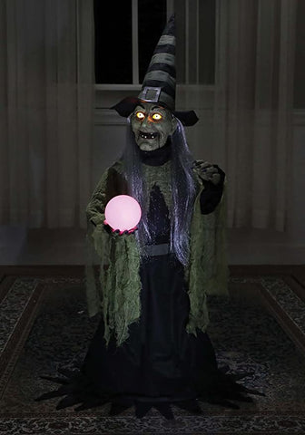 Animated Fortune Teller Witch Small