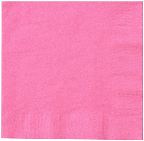 12 7/8" Lunch Napkins - Pink Candy - 50CT