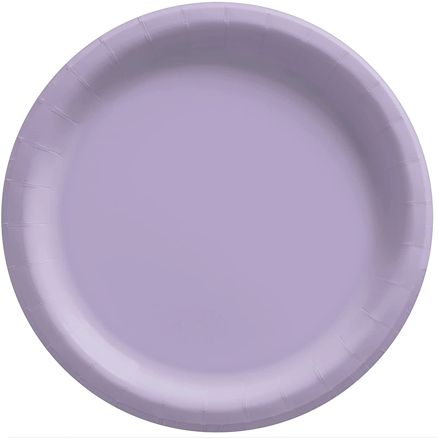 7" Round Paper Plates - Lavender - 20CT