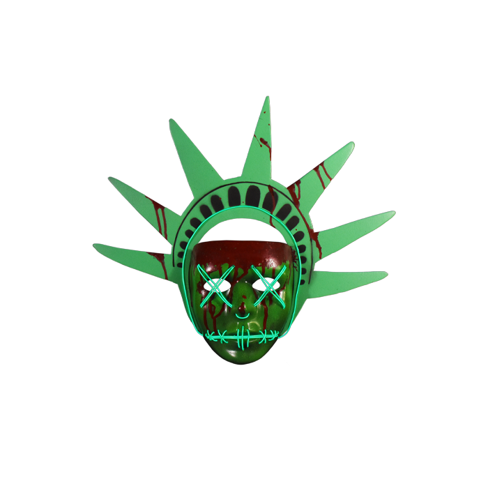 The Purge Election Year Light Up Statue Of Liberty Mask
