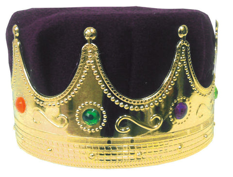 Purple Felt Crown