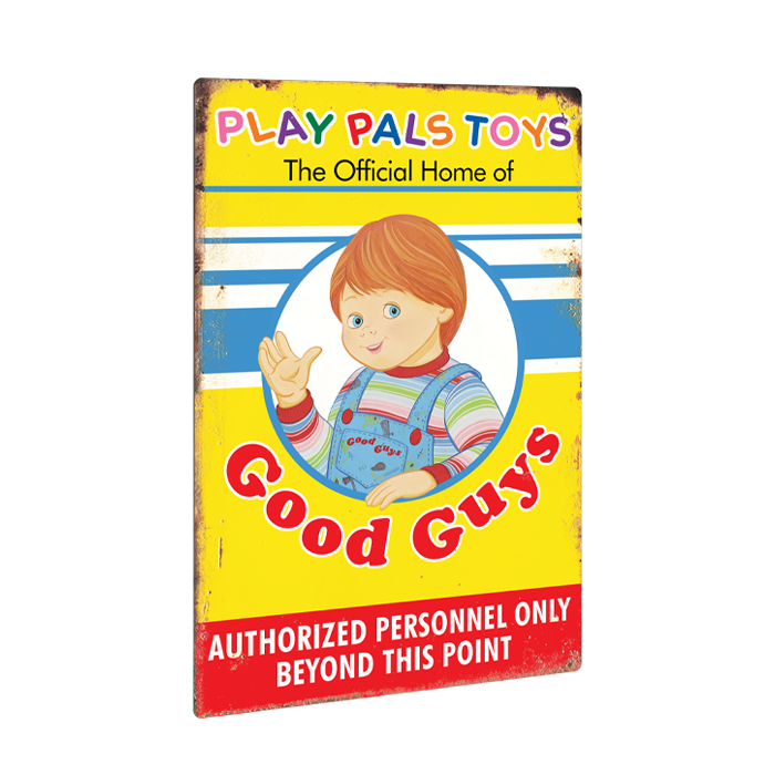 Sign Metal Childs Play 2 Play Pals Good