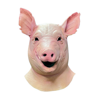 Spiral Pig Latex Mask